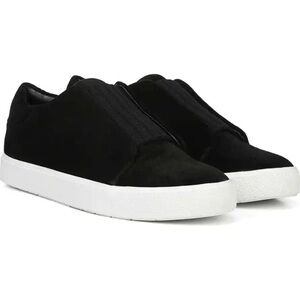 Vince Cantara Men’s Black Suede Slip On Sneakers